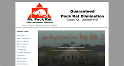Desktop Screenshot of mrpackrat.net